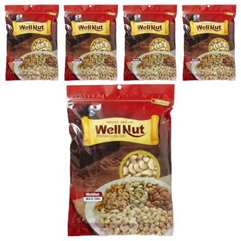 웰넛 자연두레 생캐슈넛, 200g, 5개