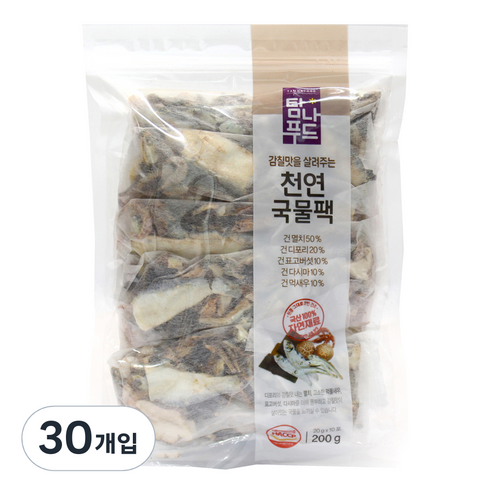 해심 으뜸 천연국물팩, 20g, 30개입