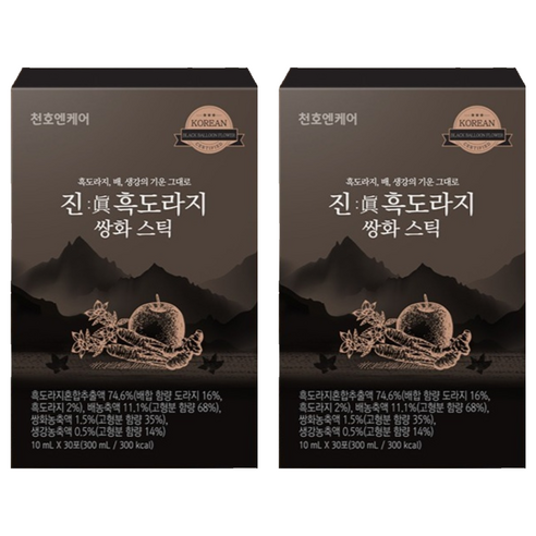 천호엔케어 진 흑도라지 쌍화 스틱