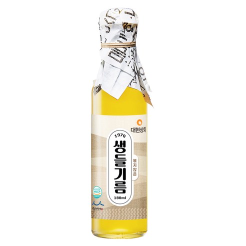대현상회 볶지않은 생들기름, 180ml, 1개 - 들기름 | 쿠팡