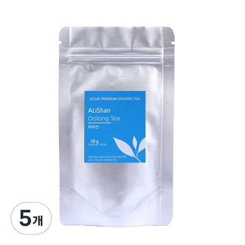 고운 아리산 우롱차, 10g, 1개입, 5개 - 가격 변동 추적 그래프 - 역대가