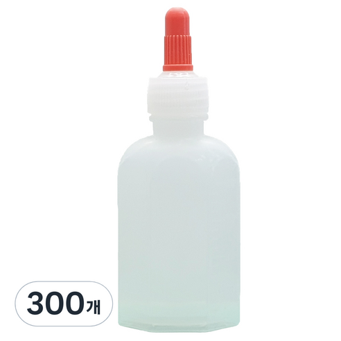 일회용 PE 긴뚜껑 약병 45ml, 300개