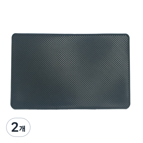 쎈나인 차량용 논슬립 대형 패드 27 x 15 cm, 2개