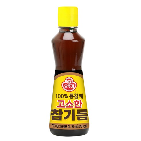 오뚜기 고소한 참기름 병, 160ml, 1개