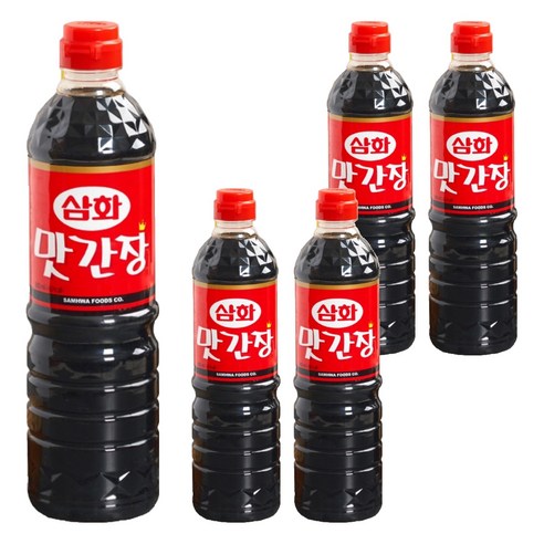 삼화식품 맛간장, 900ml, 5개