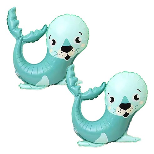 타이탄 생일 파티 동물 풍선, 바다코끼리, 2개