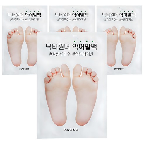 닥터원더 악어 발팩, 1개입, 4개