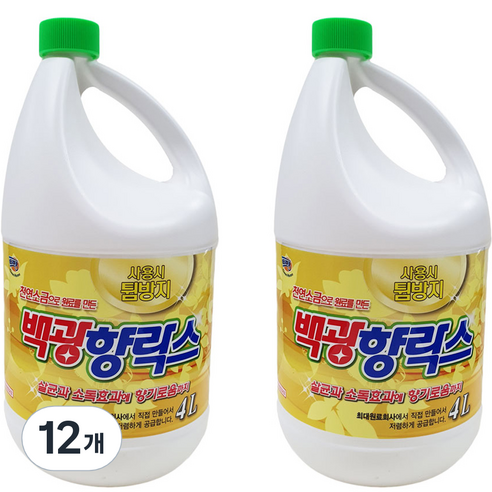 백광 향 락스, 4L, 12개