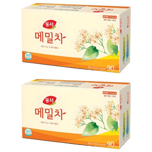 동서 메밀차 티백, 1.5g, 90개입, 2개