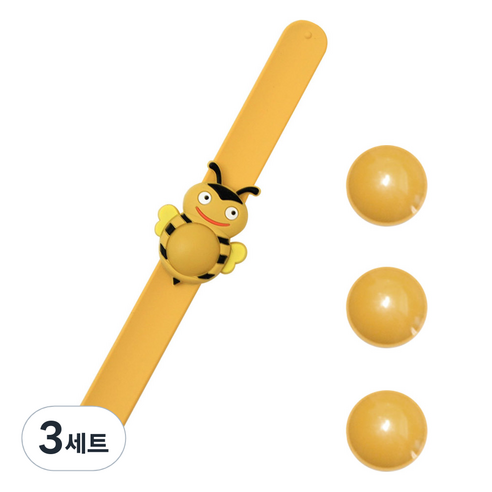 아이케어 캐릭터 썸머밴드 + 아로마오일 캡슐 3p 허니비, 3세트
