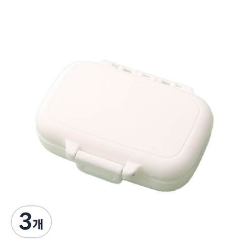 디와이 휴대용 3단 알약케이스 약통, 3개
