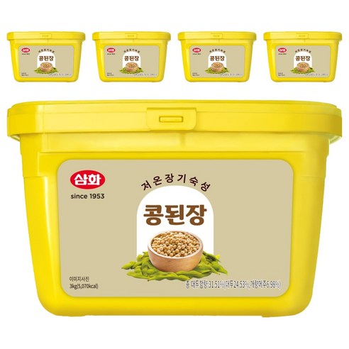 삼화 콩된장, 3kg, 5개