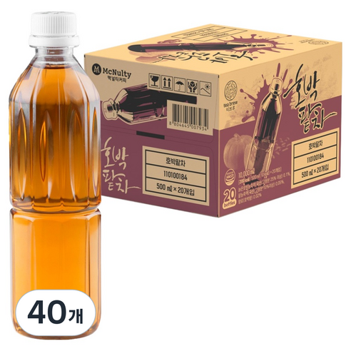 맥널티커피 티브루 호박팥차 무라벨