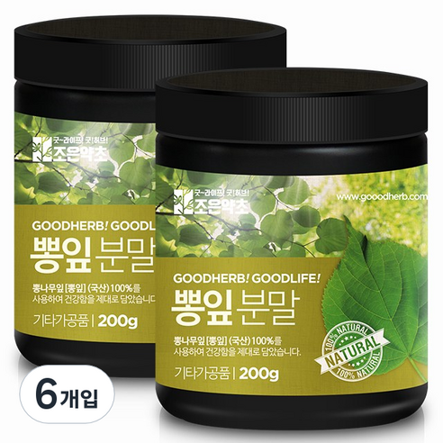 조은약초 뽕잎가루, 200g, 6개