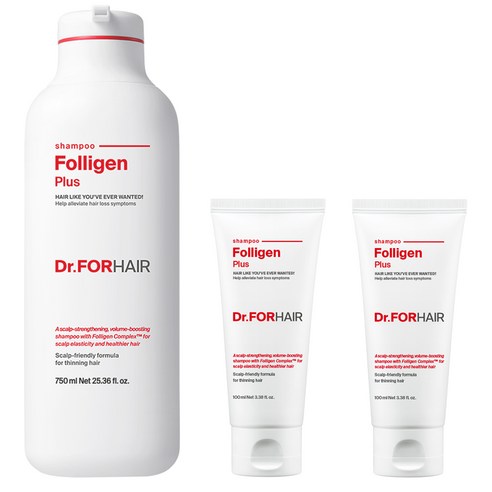  닥터포헤어 폴리젠 플러스 탈모 완화 샴푸 750ml + 100ml x 2p 세트, 1세트 