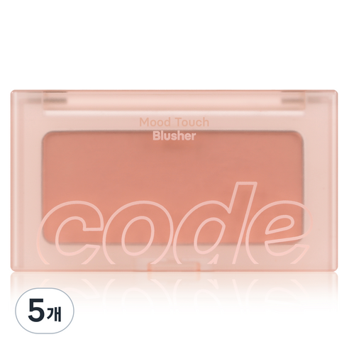 코드글로컬러 무드터치 블러셔 3.5g, 08 실크 진저, 5개