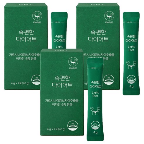 네츄럴굿띵스 속편한 다이어트 7p, 28g, 3개