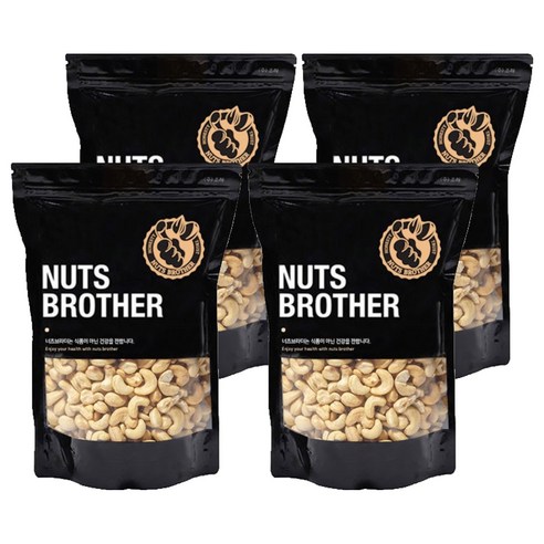 너츠브라더 볶음 캐슈넛, 400g, 4개