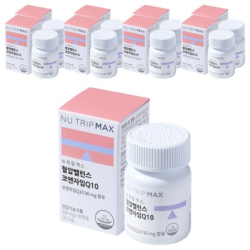 뉴트립 혈압밸런스 코엔자임Q10 350 mg, 30정, 9개
