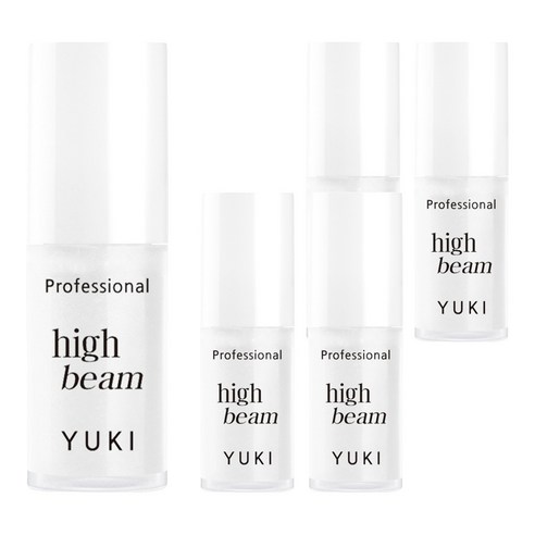 유키 프로페셔널 하이라이터 빔 5ml, 01 마시멜로우, 5개
