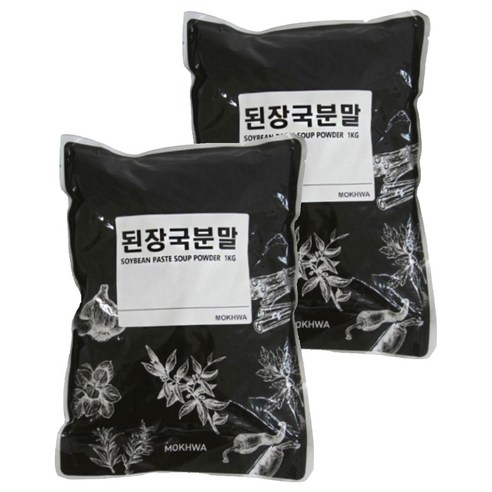 딜리셔스마켓 된장국 분말, 1kg, 2개