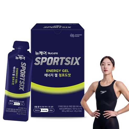뉴케어스포식스 에너지 젤 청포도맛, 360g, 1개