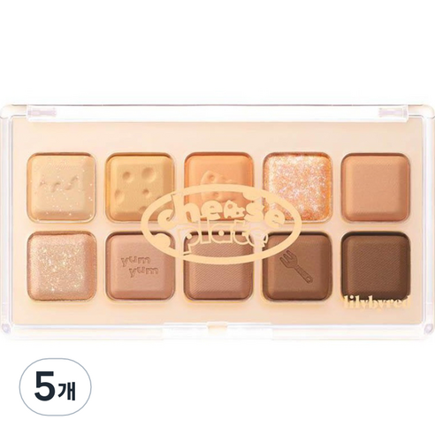 릴리바이레드 무드키보드 섀도우, 06 #주문하신 치즈 나왔습니다, 5개