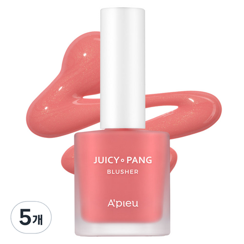 어퓨 과즙팡 워터 블러셔 8g, PK04 이슬에자몽, 5개