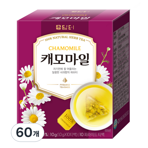 담터 캐모마일 삼각티백, 1g, 10개입, 6개