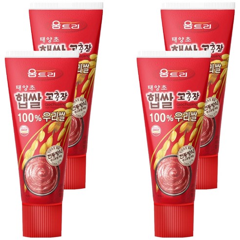 움트리 태양초 햅쌀 고추장, 120g, 4개