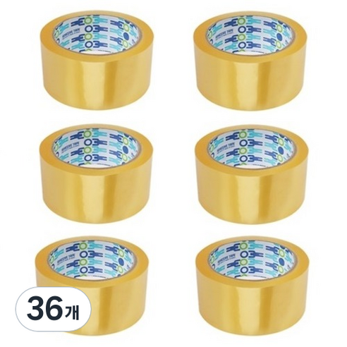 경포장 박스 테이프 투명 57mic 48mm x 40m, 36개