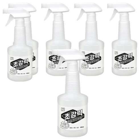 생활공식 초강력 욕실청소세제, 600ml, 6개