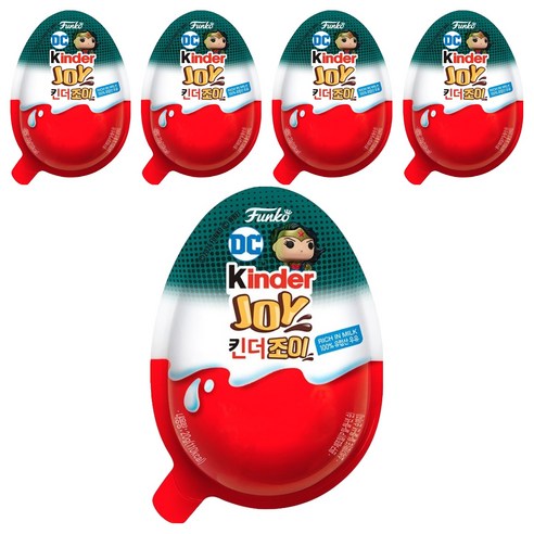 킨더 조이 초콜릿 DC코믹스, 20g, 5개