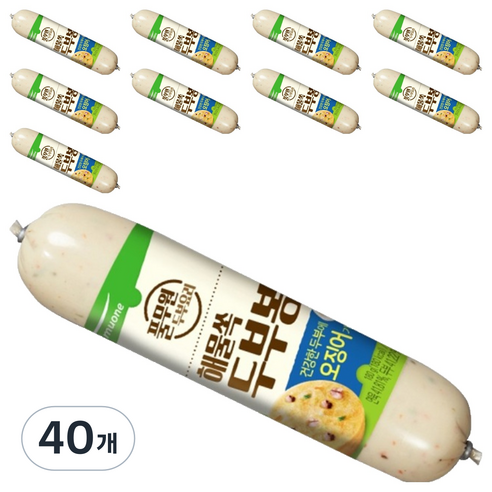 풀무원 해물쏙 두부봉 10p, 180g, 40개