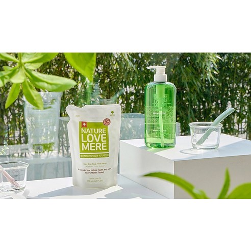 네이쳐러브메레 유아 식기세정제 리필, 500ml, 3개