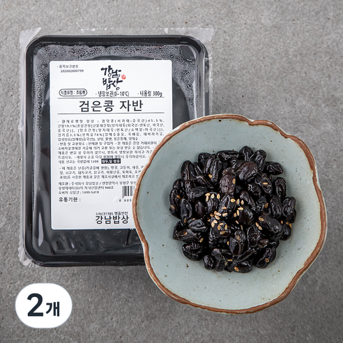 강남밥상 검은콩 자반, 300g, 2개