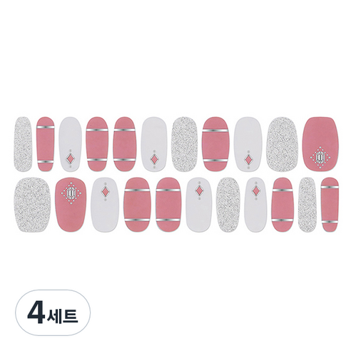 수니젤 네일스티커 JL-005, 4세트