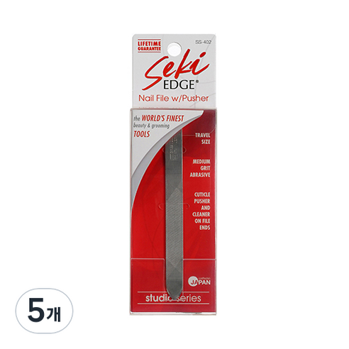 그린벨 양면 손톱 파일 SS-402 소, 혼합색상, 5개