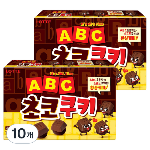 롯데제과 ABC초코쿠키, 10개, 152g