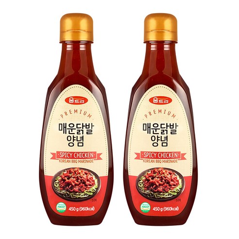 움트리 매운닭발양념, 450g, 2개