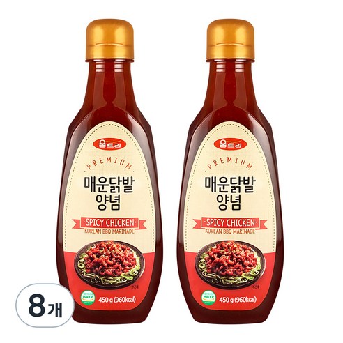움트리 매운닭발양념, 450g, 8개
