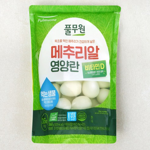 풀무원 메추리알 영양란, 360g, 1개