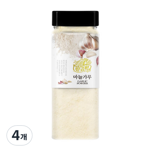 덕화 마늘가루 80%, 400g, 4개