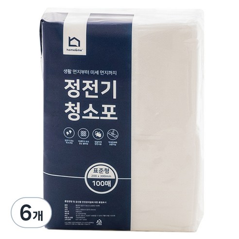 홈앤미 정전기 청소포 표준형, 600개