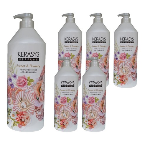 케라시스 스위트 앤 플라워리 퍼퓸 린스, 1L, 6개