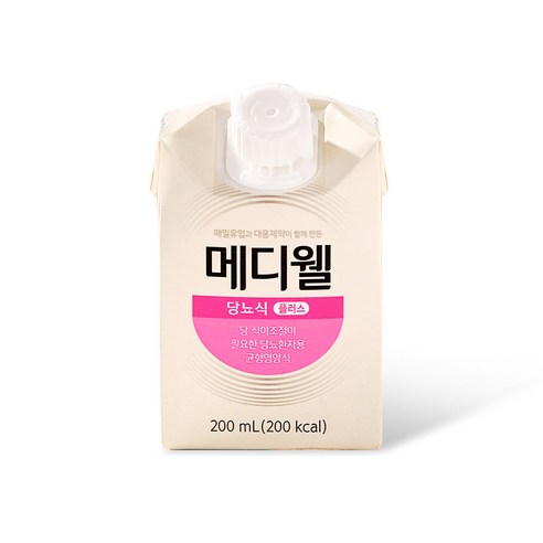 당뇨병 관리를 위한 필수 영양소가 풍부한 메디웰 당뇨식 플러스