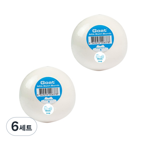 산양유 바스밤 입욕제, 150g, 6세트