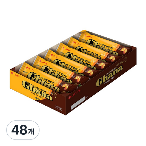 가나 초코바 아몬드, 43g, 48개