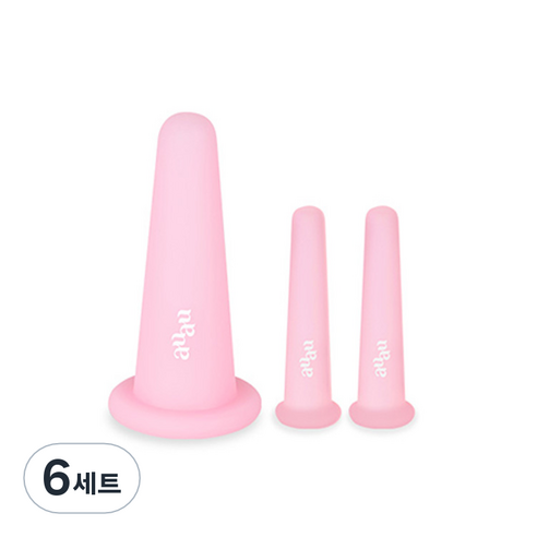 아유아유 브이턴 마사지컵 페이스용 큰컵 + 작은컵 2p 세트, 6세트