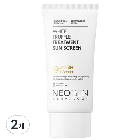 네오젠 화이트 트러플 트리트먼트 선스크린 SPF50+ PA++++, 50g, 2개